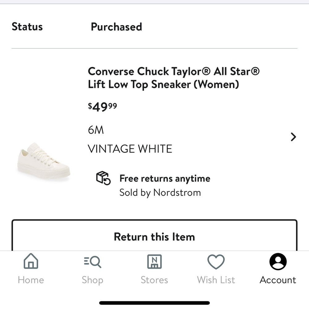 white leather low top converse size 6